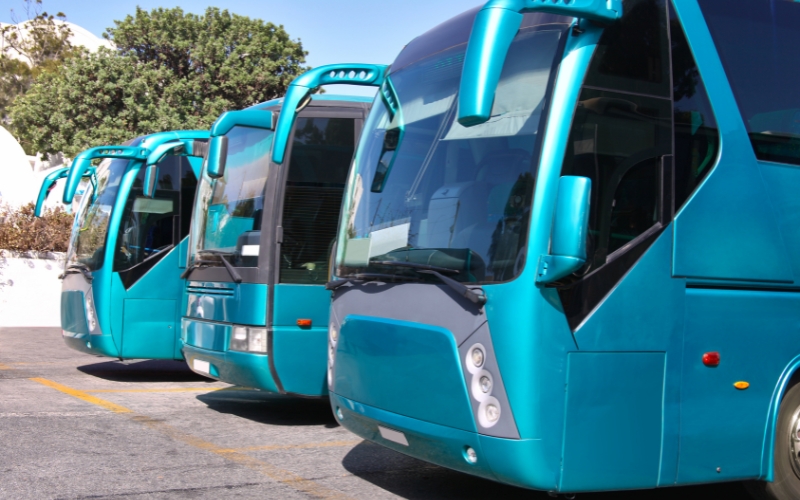 Komunikacja miejska na Korfu - autobusy Bluebus i Greenbus