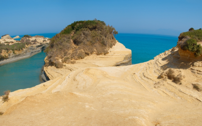 Kanał Miłości w Sidari na Korfu.